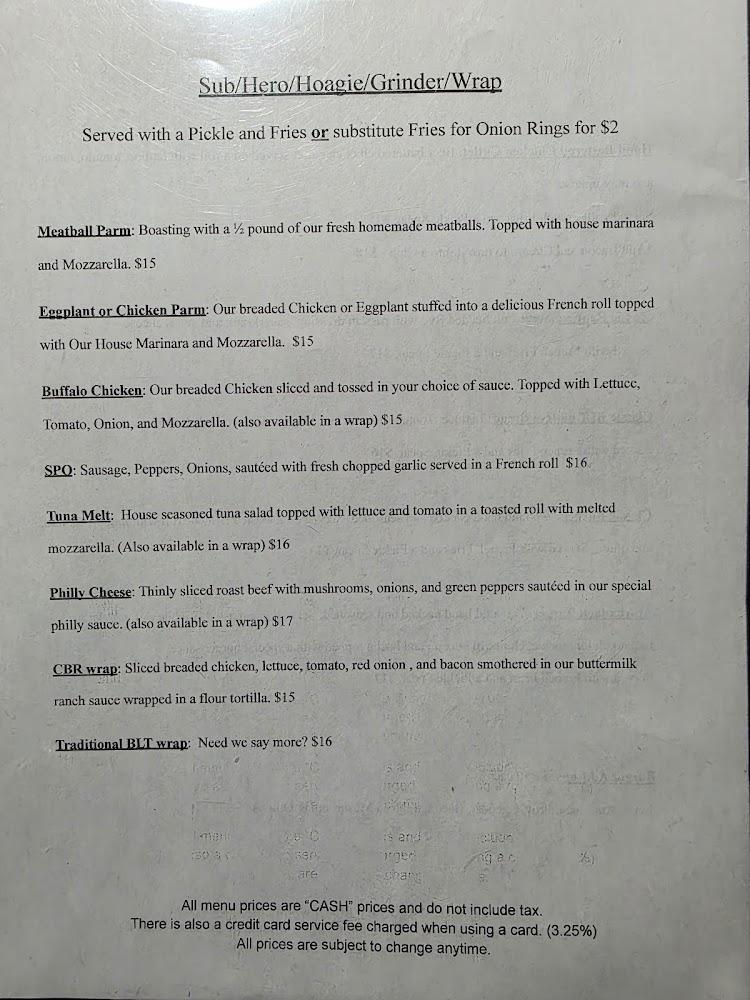 Puterko's Family Pizzeria Menu image 2